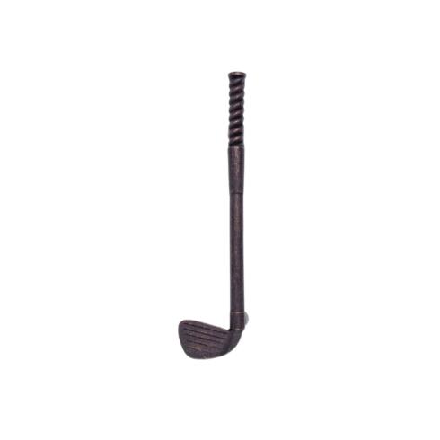 Buck Snort Lodge Decorative Hardware Cabinet Knobs and Pulls Golf Club 6" cc  Facing Left
