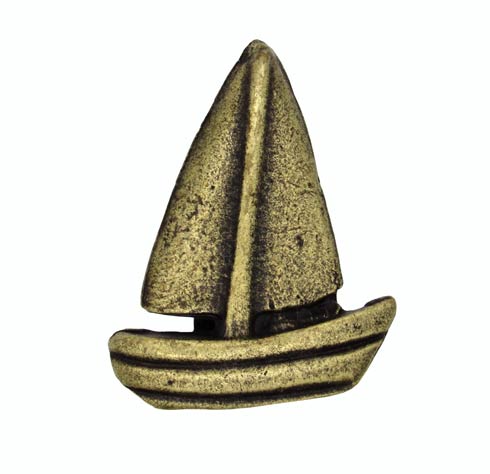 Buck Snort Lodge Decorative Hardware Cabinet Knob Simple Sailboat