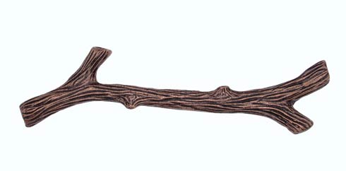 Buck Snort Lodge Decorative Hardware Cabinet Knobs and Pulls Large Twig Pull 6 " CC