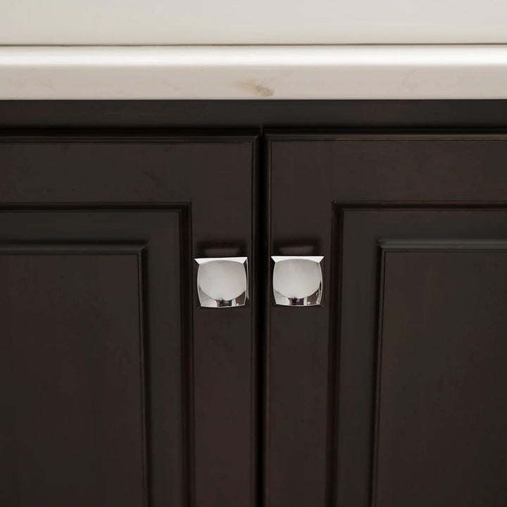 Belwith-Keeler Cabinet Hardware  Callisto Collection Knob 1-1-2 Inch Square