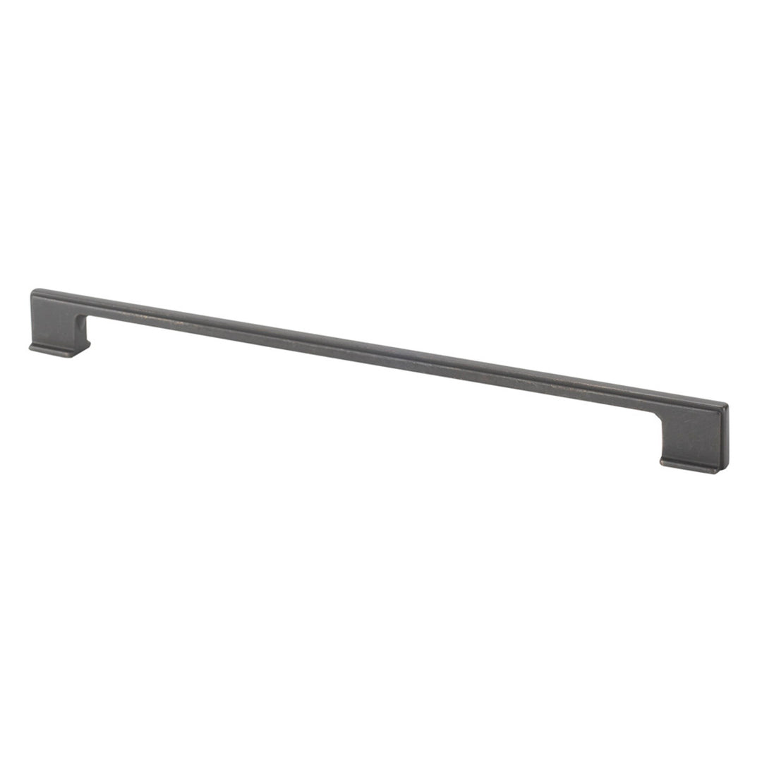 Topex 320mm cc Italian Designs Transitional Square Bar Cabinet Pul - Dark Bronze