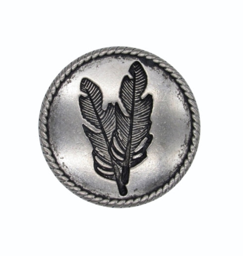 Buck Snort Lodge Decorative Hardware Cabinet Knobs and Pulls Double Feather Knob