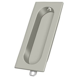 Deltana Architectural Hardware Knobs & Pulls Flush Pull, Rectangle, 3-1/8"x 15/16" each