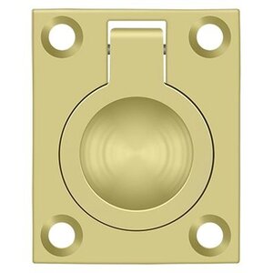 Deltana Architectural Hardware Knobs & Pulls Flush Ring Pull, 1 -3/4"x 1- 3/8"