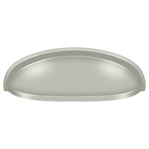 Deltana Architectural Hardware Knobs & Pulls Elongated Shell Pull 4 1-2" each