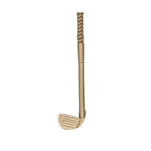 Buck Snort Lodge Decorative Hardware Cabinet Knobs and Pulls Golf Club 6" cc  Facing Left