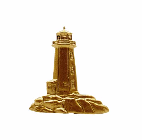 Buck Snort Lodge Hardware Cabinet Knob Stand-Alone Lighthouse