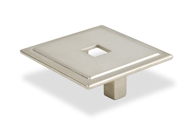 TopEx 1-1/4" (32mm) Center-to-Center Square Cabinet Pull (Satin Nickel)