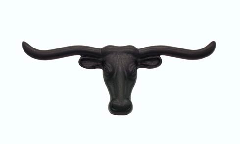 Buck Snort Lodge Decorative Hardware Cabinet Knobs and Pulls Longhorn Cabinet Pull