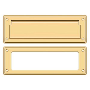 Deltana Architectural Hardware Door Accessories Mail Slot 8 7-8" with Interior Frame