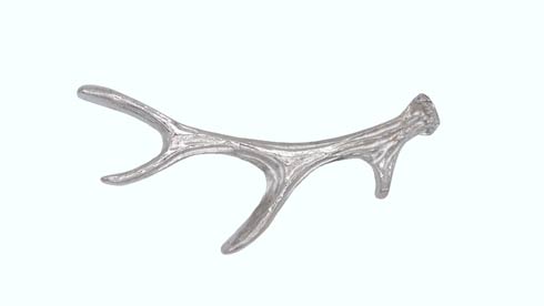 Buck Snort Lodge Decorative Hardware Cabinet Knobs and Pulls 4 pt. Antler Pull