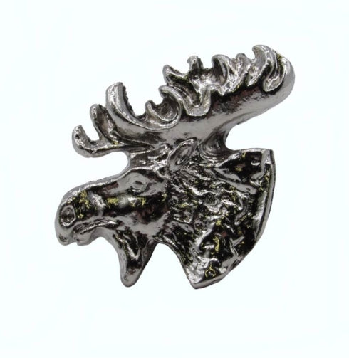 Buck Snort Lodge Hardware Cabinet Knobs Mr.Moosehead - FACING LEFT