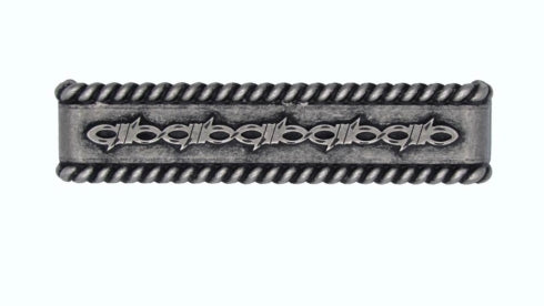 Buck Snort Lodge Decorative Hardware Barbed Wire with Roped Edge 3-7/8-in Center to Center Cabinet Pull