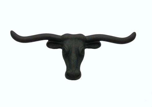 Buck Snort Lodge Decorative Hardware Cabinet Knobs and Pulls Longhorn Cabinet Pull