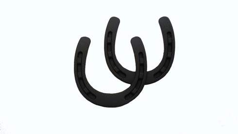 Buck Snort Lodge Decorative Hardware Cabinet Pull Double Horseshoe Pull