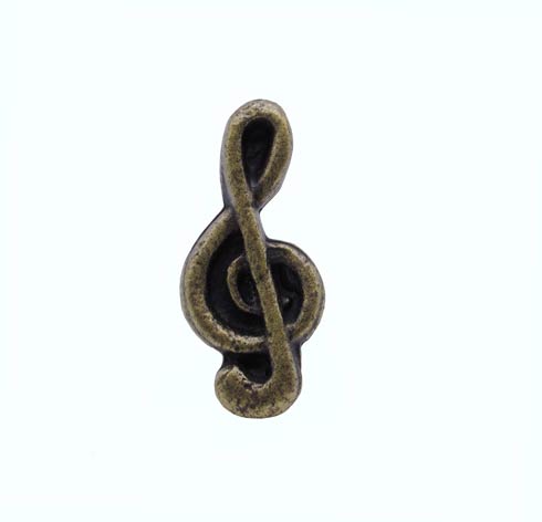 Buck Snort Lodge Decorative Hardware Cabinet Knobs and Pulls Treble Clef