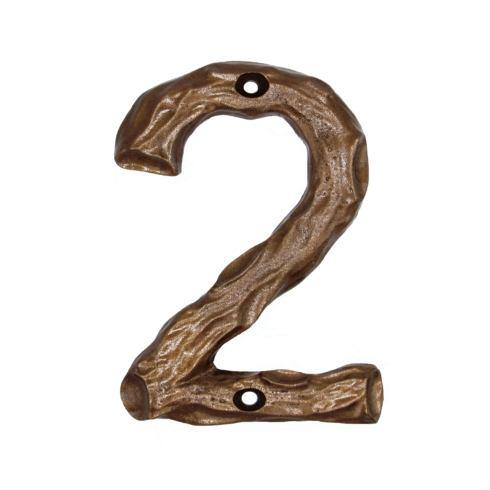 Buck Snort Lodge Decorative Hardware Log House Number Two-2