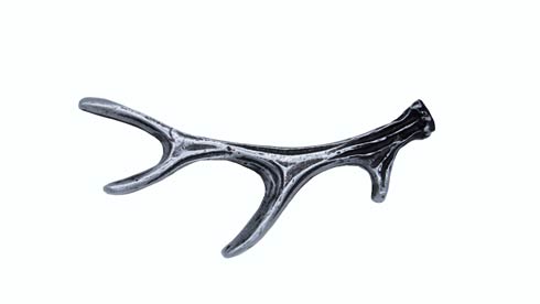 Buck Snort Lodge Decorative Hardware Cabinet Knobs and Pulls 4 pt. Antler Pull