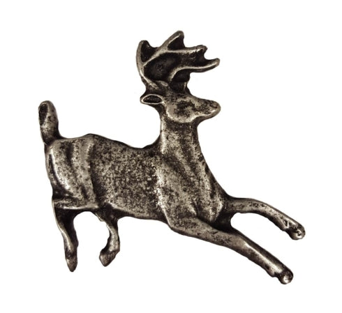 Buck Snort Lodge Decorative Hardware Cabinet Knobs and Pulls Running Whitetail