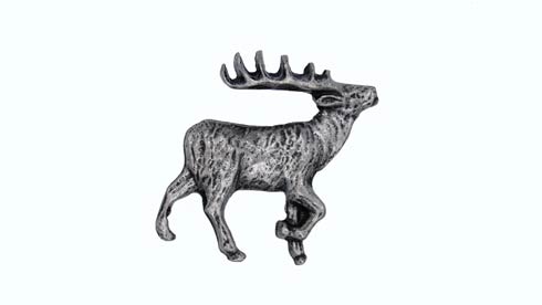 Buck Snort Lodge Decorative Hardware Cabinet Knobs and Pulls Walking Elk - FACING RIGHT
