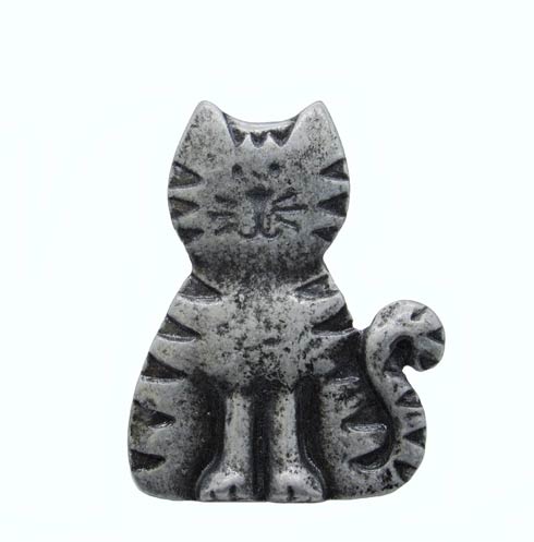 Buck Snort Lodge Decorative Hardware Cabinet Knob Cat