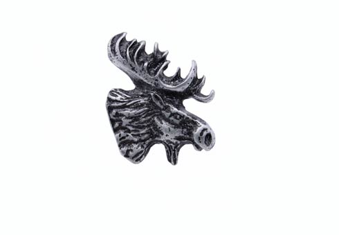 Buck Snort Lodge Decorative Hardware Cabinet Knobs and Pulls Mr. Moosehead - FACING RIGHT