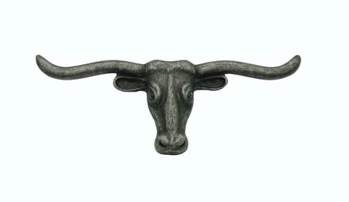 Buck Snort Lodge Decorative Hardware Cabinet Knobs and Pulls Longhorn Cabinet Pull