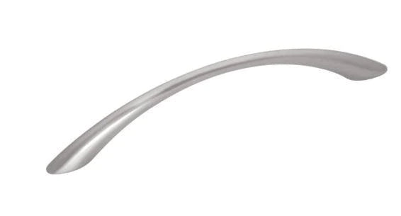 Hickory Hardware 6-5/16 inch (160mm) Metropolis Cabinet Pull- SATIN NICKEL