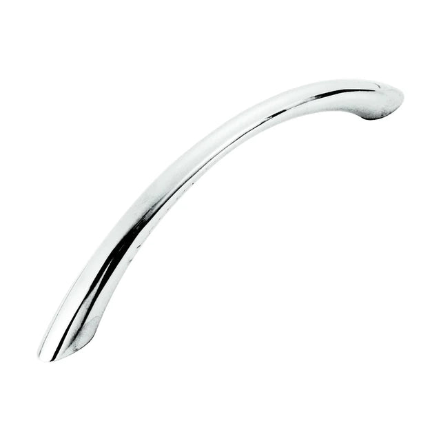 Hickory Hardware 3-3/4 inch (96mm) Metropolis Polished Chrome Cabinet Pull