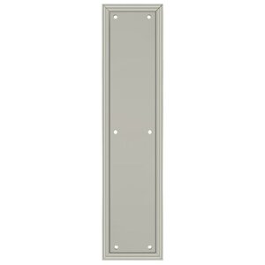 Deltana Architectural Hardware Knobs & Pulls Framed Push Plate, HD, 3 1-2"x 15" each