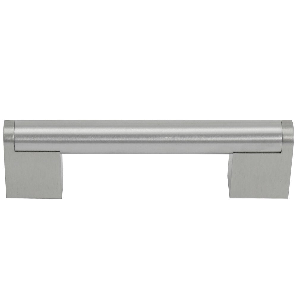 Tribeca Collection 192mm Centers pull in Satin Nickel by Laurey Hardware