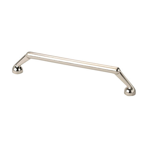 Topex 128mm cc Italian Designs Modern Thin Round Bar Cabinet Pull - Satin Nickel