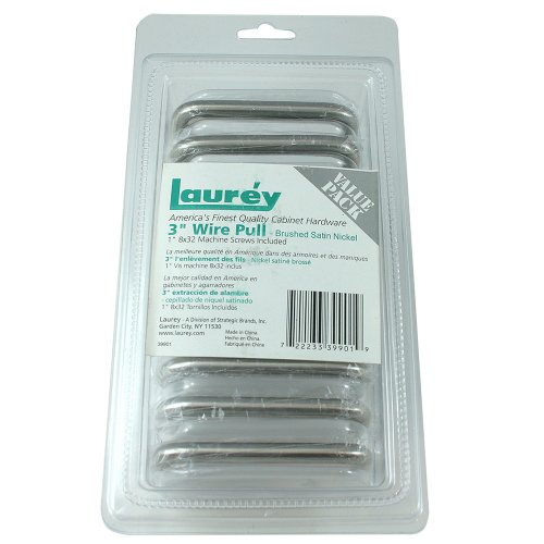 Value Packs Collection (10 Pack) 3" Centers Steel Wire Pull by Laurey Hardware