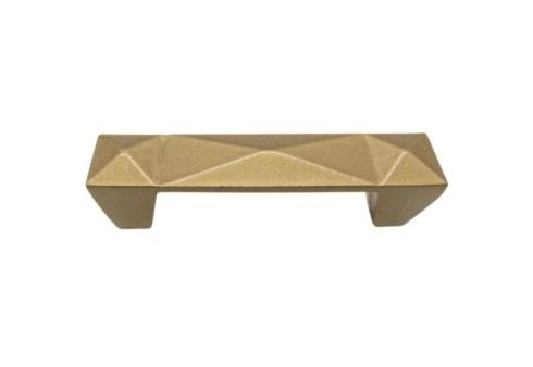 Buck Snort Lodge Rustic/Lodge Pyramid 2 1/2" Center To Center Lux Gold Cabinet Pull