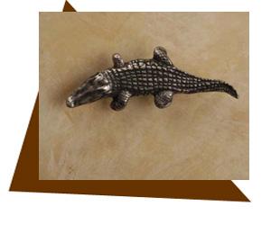 Anne at Home Alligator Cabinet Knob - cabinetknobsonline