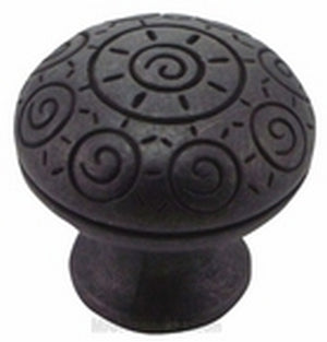 Big Sky Hardware- Core Sun Swirl Cabinet Knob Pewter - cabinetknobsonline