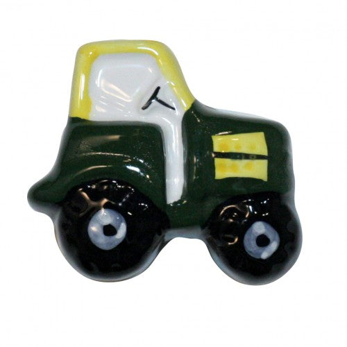 Nifty Nob Green Farm Tractor Cabinet Knob - cabinetknobsonline