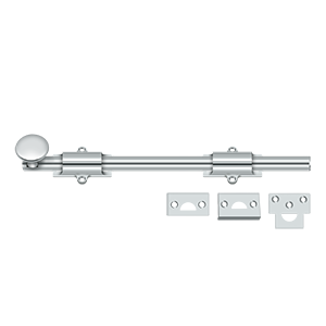 Deltana Architectural Hardware Bolts 12" Surface Bolt, HD each - cabinetknobsonline