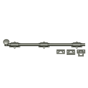 Deltana Architectural Hardware Bolts 18" Surface Bolt, HD each - cabinetknobsonline