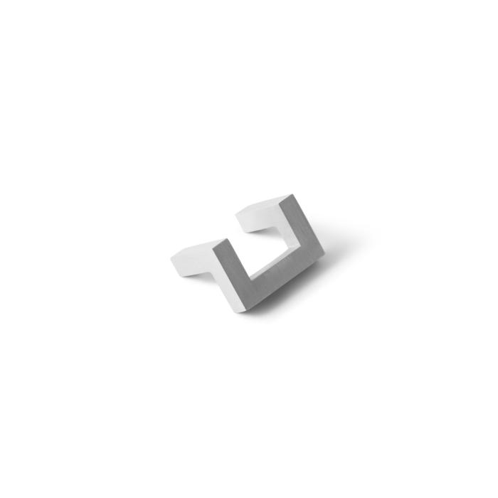 Michael Aram Wired Brushed Aluminum Zig-Zag Cabinet Knob - cabinetknobsonline