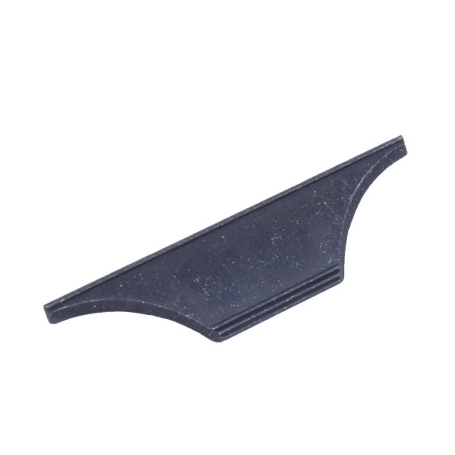 Century Cabinet Hardware Marquise - Zinc Die Cast Pull, 64mm cc in Matte Black Steel - cabinetknobsonline