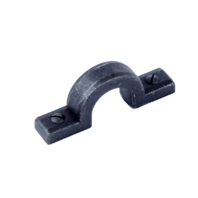 Century Cabinet Hardware Raw Authentic - Zinc Die Cast Pull 32mm cc in Matte Black Steel - cabinetknobsonline