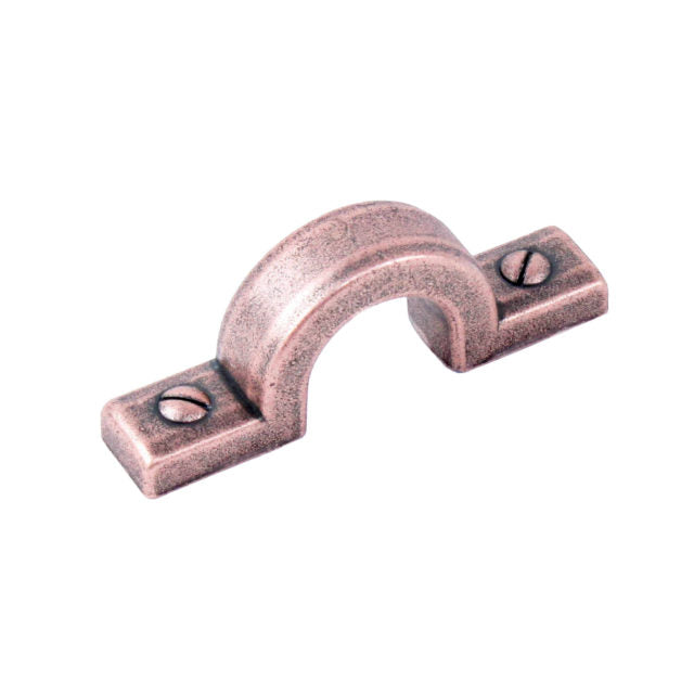 Century Cabinet Hardware Raw Authentic - Zinc Die Cast Pull 32mm cc in Aged Matte Red Copper - cabinetknobsonline