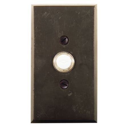 Emtek Door Hardware Sandcast Bronze Door Bell with Plate and Button # 3 Rosette - cabinetknobsonline