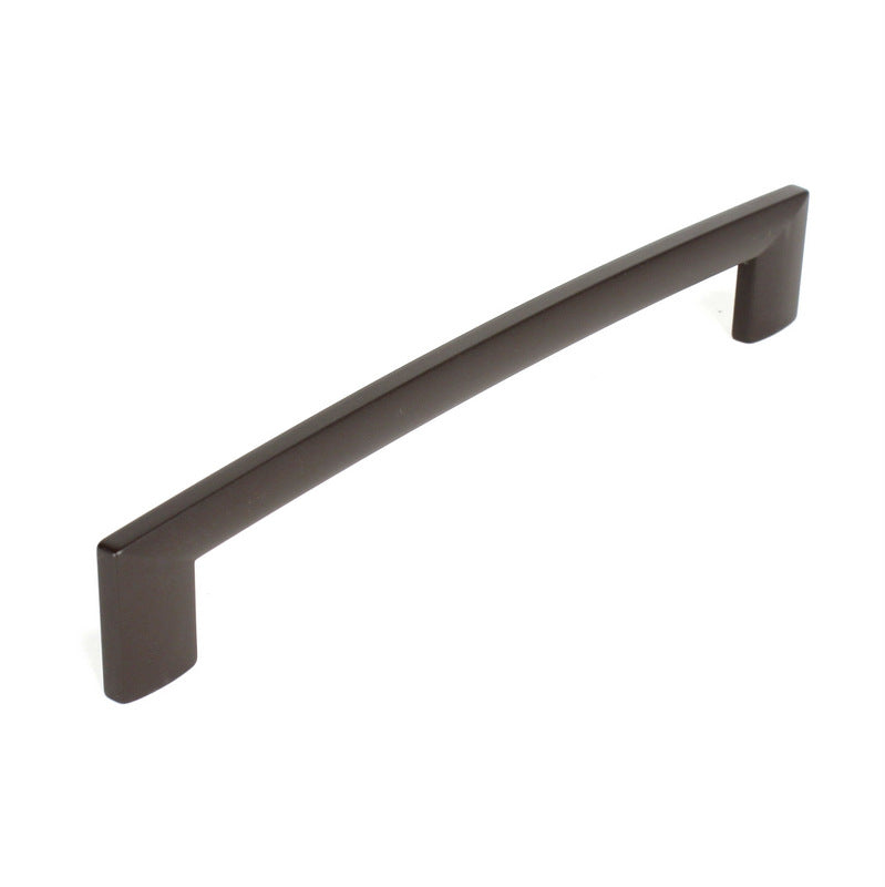 Century Cabinet Hardware Villon 192 mm cc zinc die cast pull in Oil Rubbed Bronze - cabinetknobsonline