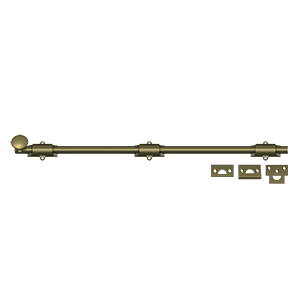 Deltana Architectural Hardware Bolts 24" Surface Bolt, HD each - cabinetknobsonline