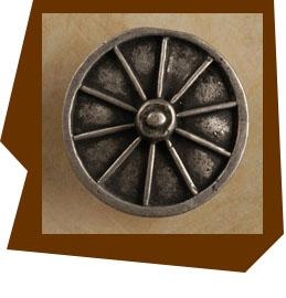 Anne At Home Wagon Wheel Cabinet Knob - Large - cabinetknobsonline