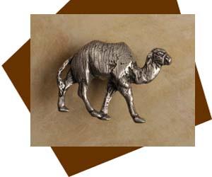 Anne At Home Camel Cabinet Knob - Facing Right - cabinetknobsonline