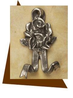 Anne  At Home  Rose Bathroom Robe-Towel Hook - cabinetknobsonline