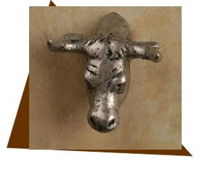 Anne At Home Steer Head Cabinet Knob - cabinetknobsonline